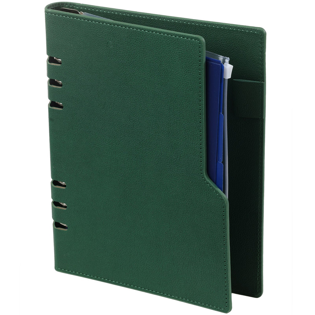 Cover Image of A5 Refillable 6 Ring Planner Green