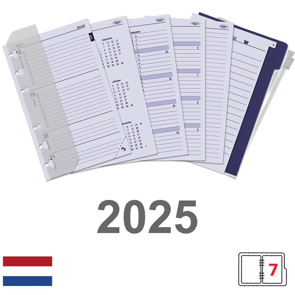 Senior Ring Binder Diary Refills Complete Set NL 2025