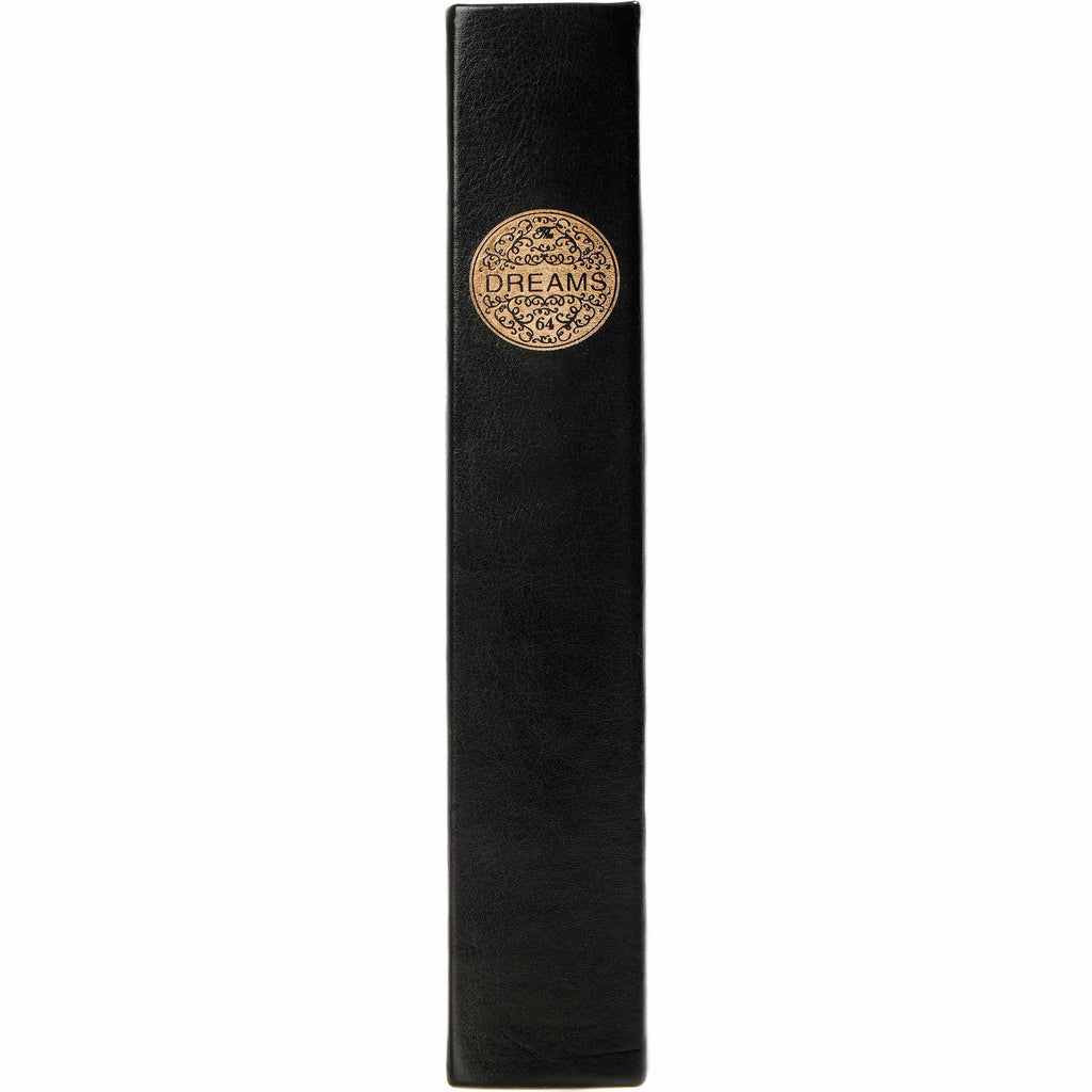 Zijaanzicht van het A5-gedicht groot notitieboek