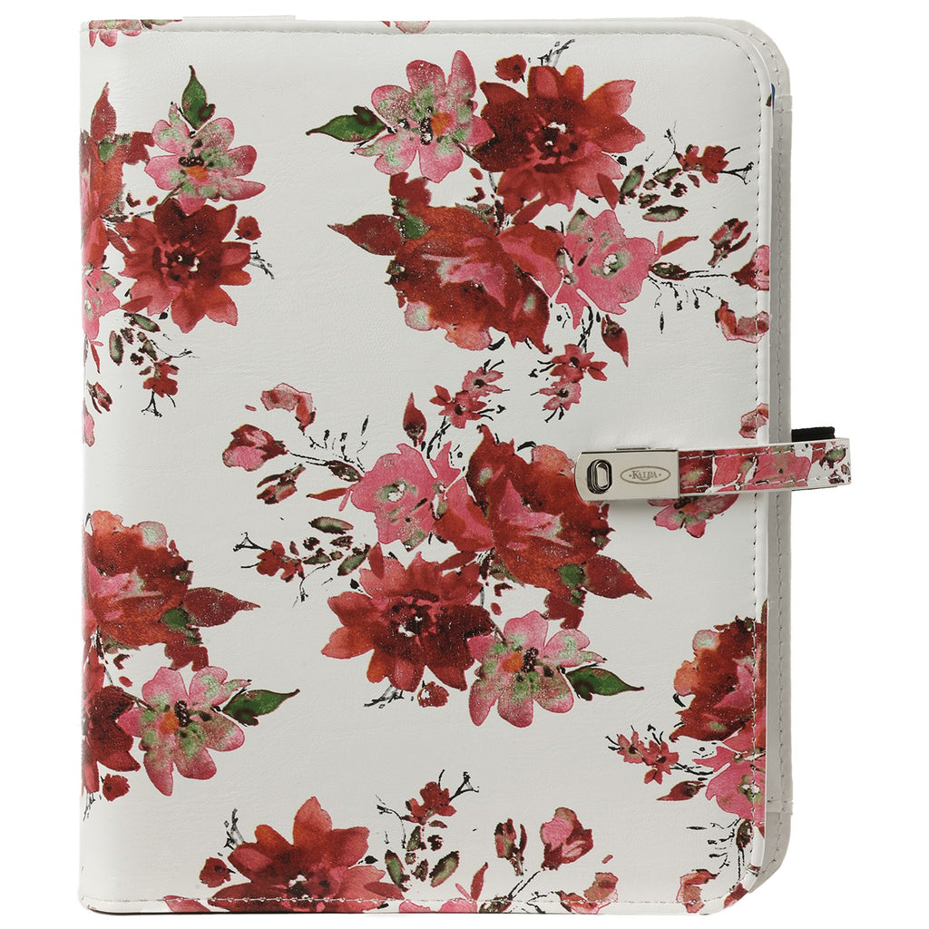 Cover Image of A5 Organizer Ring Binder Red Rose