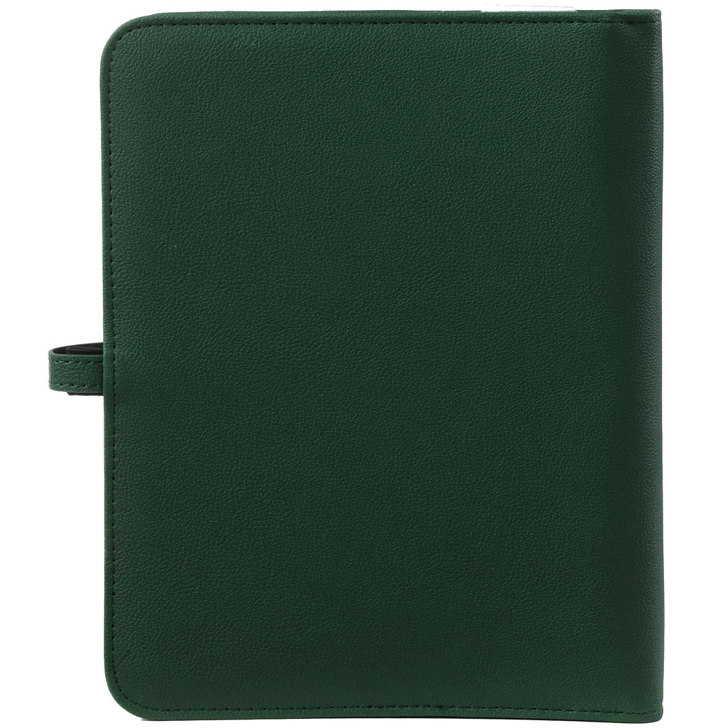 Back View of A5 Ring Agenda Organizer Green
