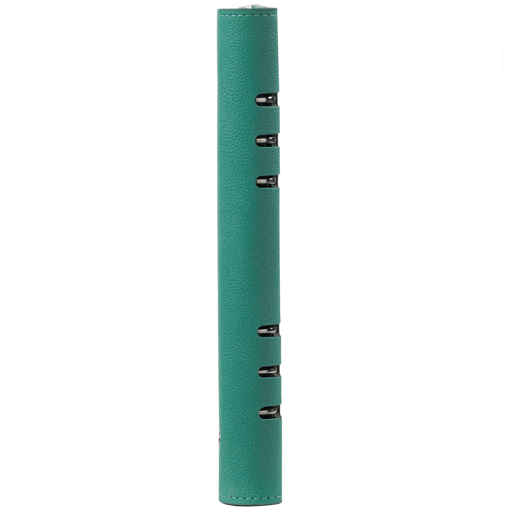 Side View of A5 6 Ring Planner Agenda Mint Green