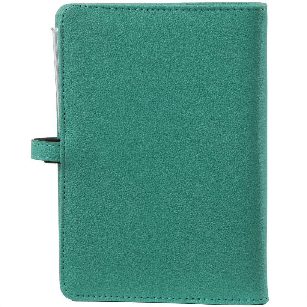 Back View of Personal Ring Agenda Organizer Mint Green