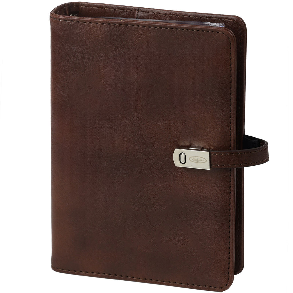Cover Image of Personal 6 Ring Planner Chestnut Brown
