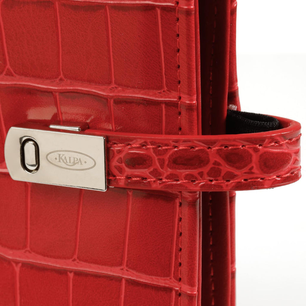Buy Kalpa Refillable Pocket Ring Binder Planner Organizer Croco Red