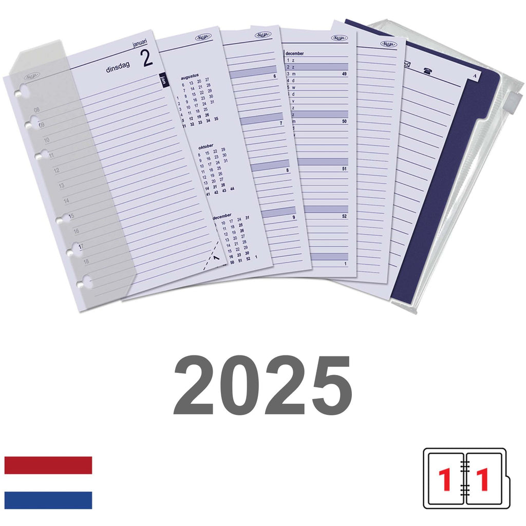 Senior Agenda Filler Paper Daily NL 2025