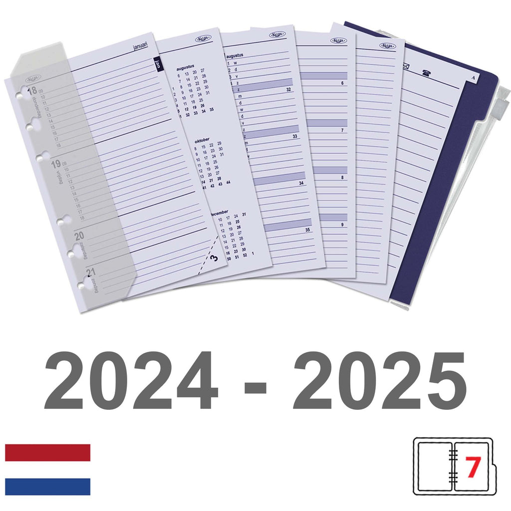 Senior Planner Organizer Inserts Complete Set NL 2024 2025