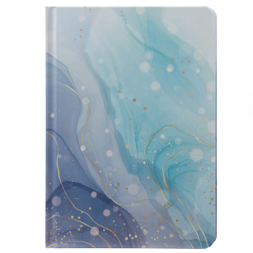 Front View of Blue A5 Notebook