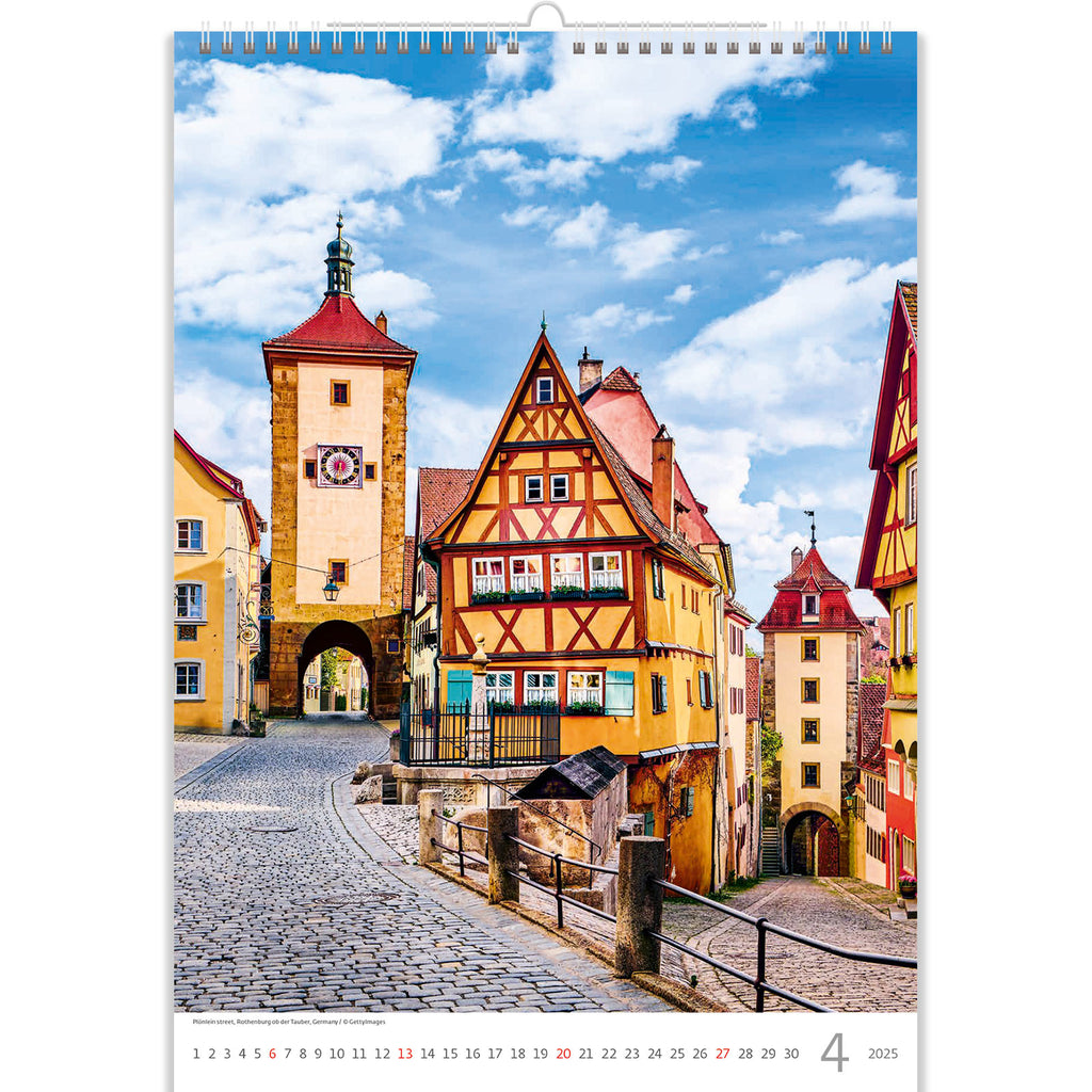 Rothenburg ob der Tauber's Plönlein is a charming street that resembles a scene from a storybook. Its colorful timber-framed buildings, cobblestone floors, and old towers will make you feel like you've returned to a bygone age.