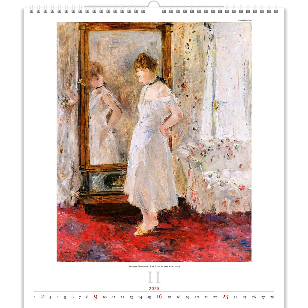 A delicate and mesmerizing beauty! Light strokes create the feeling of a warm summer day. Appreciate this creation in our Impressionism Calendar 2025