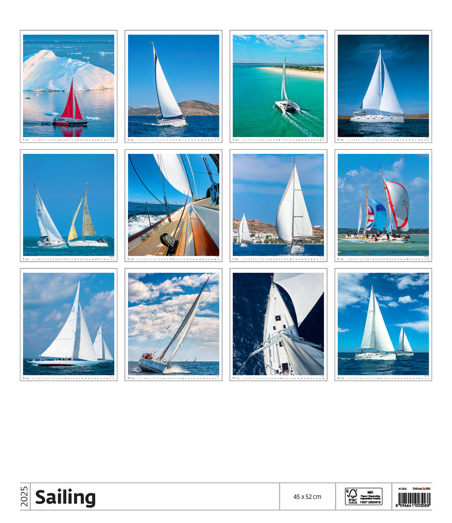 Sailing Calendar Overview 2025