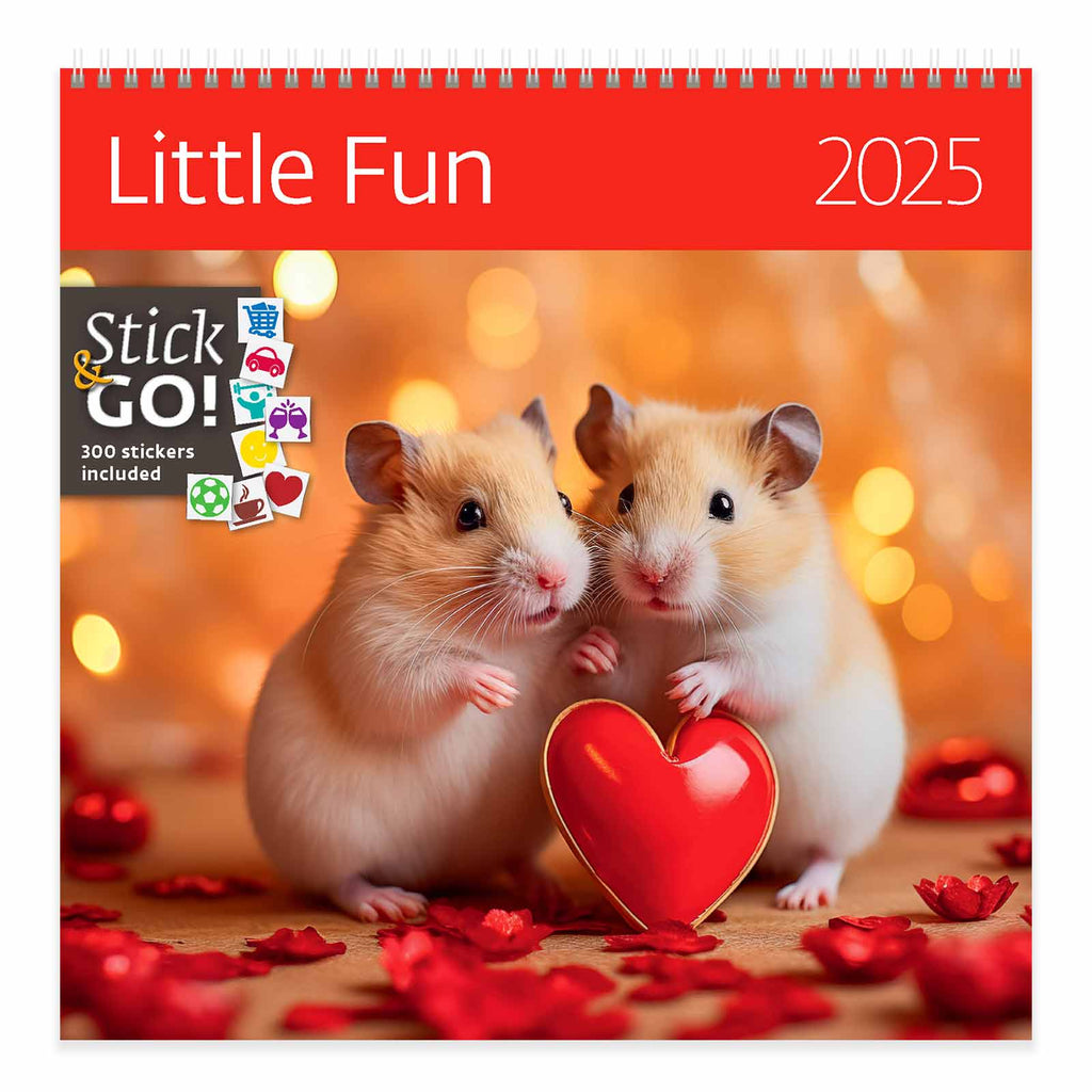 Duik het hele jaar door in geluk met de kalender 'Vrolijke hamsters: vrolijke metgezellen het hele jaar door!'. Geniet van de schattigheid van deze harige vrienden!