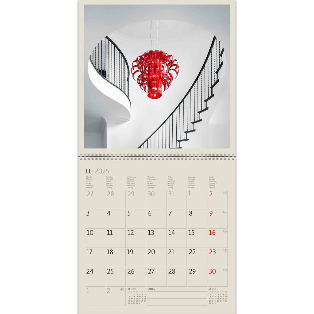 Red chandelier has become an elegant decoration of the interior. Every art connoisseur will definitely want one for his or her home. Interesting interior solutions only in our Black Red Calendar 2025!