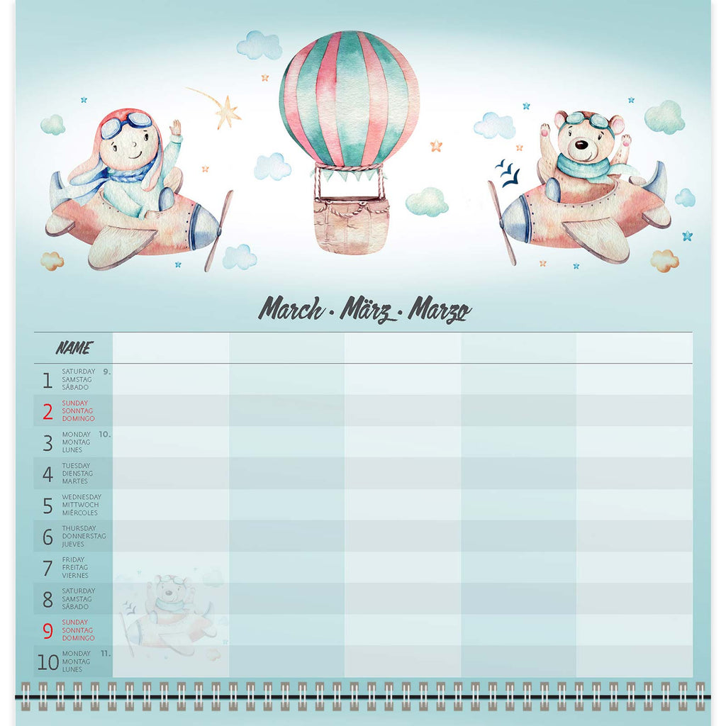 Famiy Planner Calendar 2025 