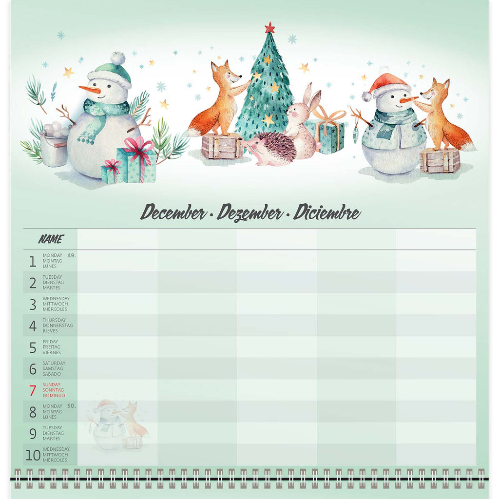 Famiy Planner Calendar 2025 