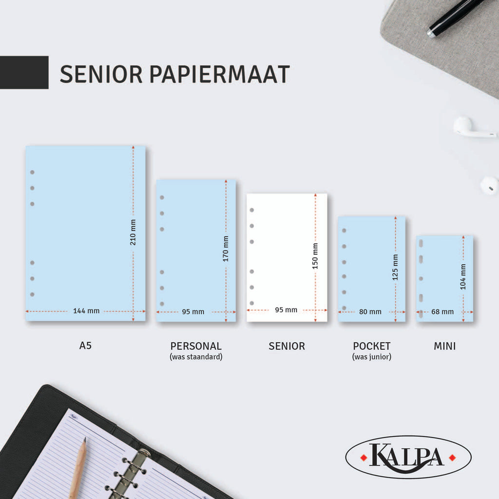 Kalpa Senior Agenda Binder Inserts Weekly NL 2024 2025