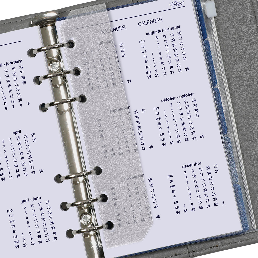 Kalpa Personal Planner Organizer Refills Weekly Complete Set NL EN DE FR 2024 2025 2026
