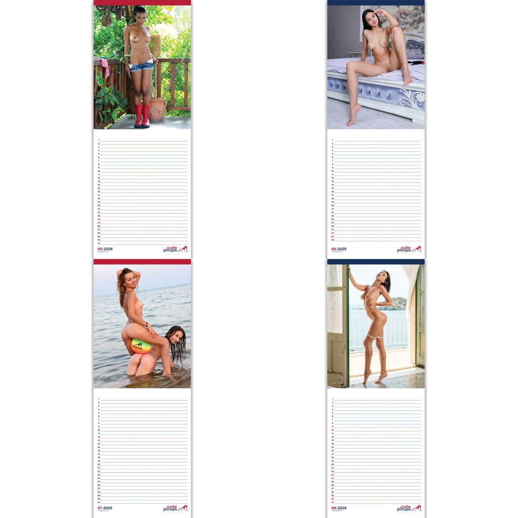 Maak aantekeningen in de Hot Girls kalender