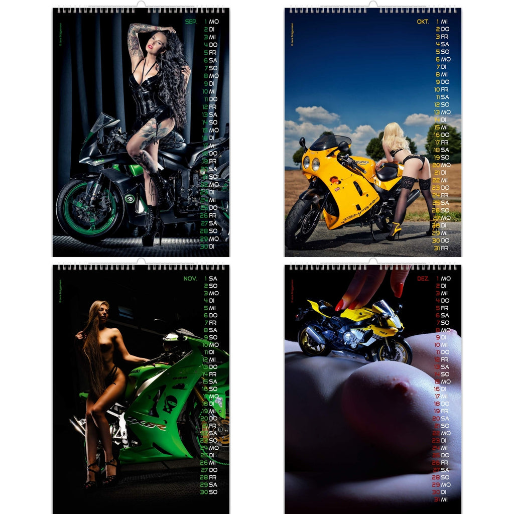 Nude Motorcycle Calendar Girls