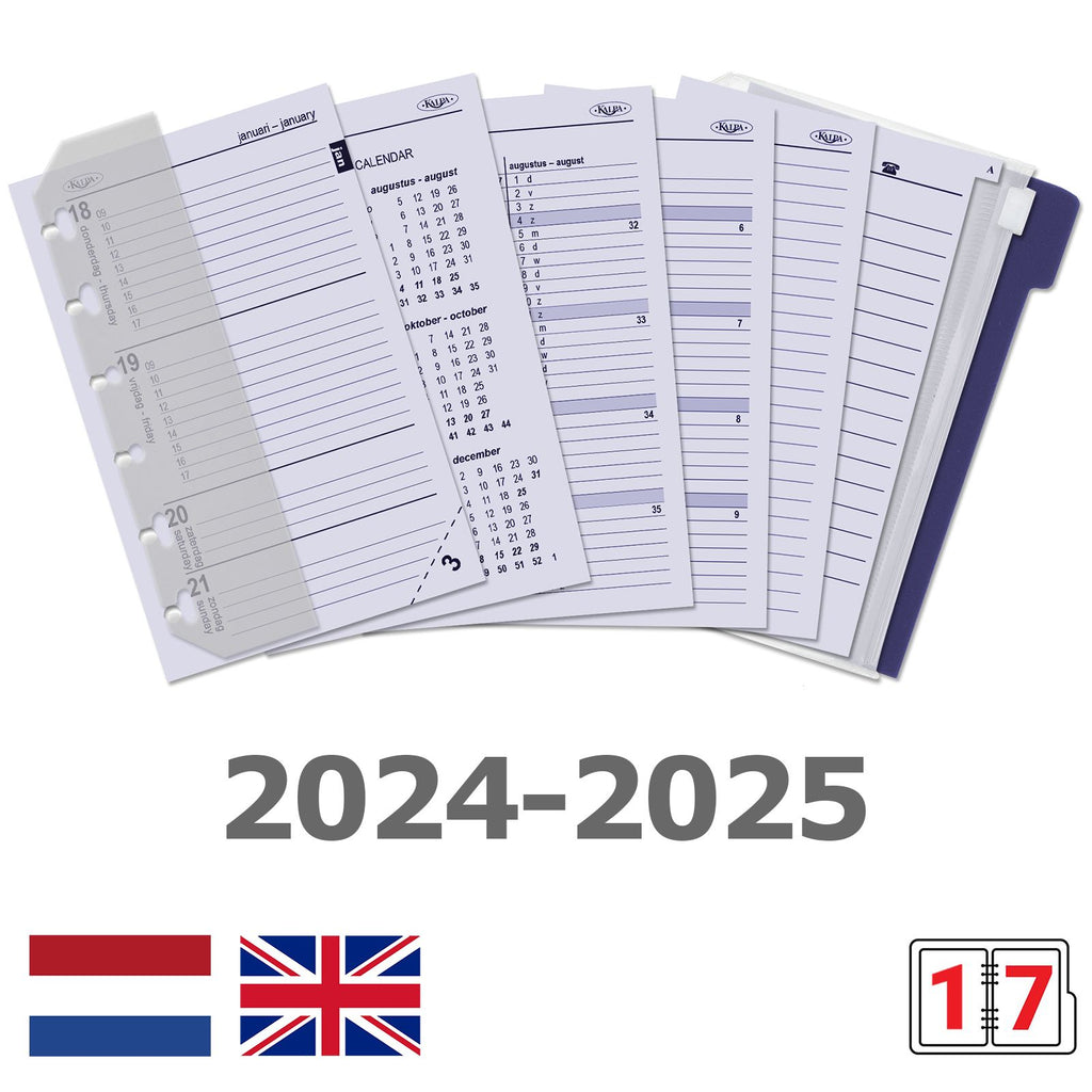 Nachfullbarer Taschenkalender 2024 2025 Nachfüllbild