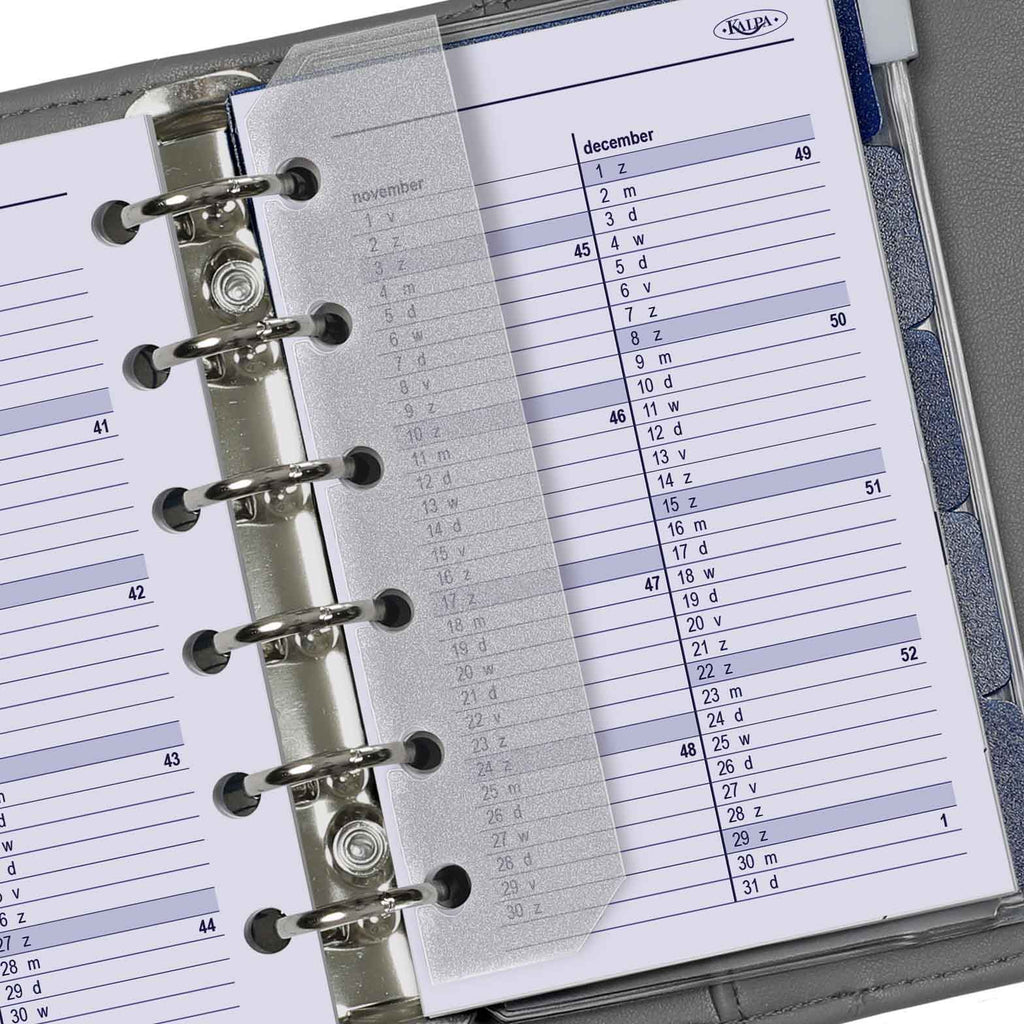 Pocket Planner Organizer Refills Daily Complete Set 2024 2025 in English and Dutch 