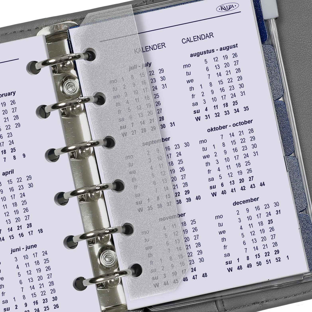 Pocket Planner Organizer Refills Daily Complete Set EN NL 2024 2025 by Kalpa