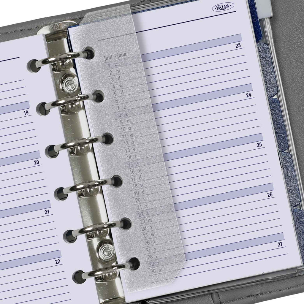 High Quality Pocket Planner Organizer Inserts Complete Set NL EN DE FR 2024 2025 2026