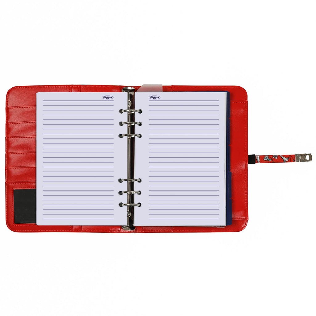 Kalpa Refillable A5 Agenda Planner Sea of Flowers Red