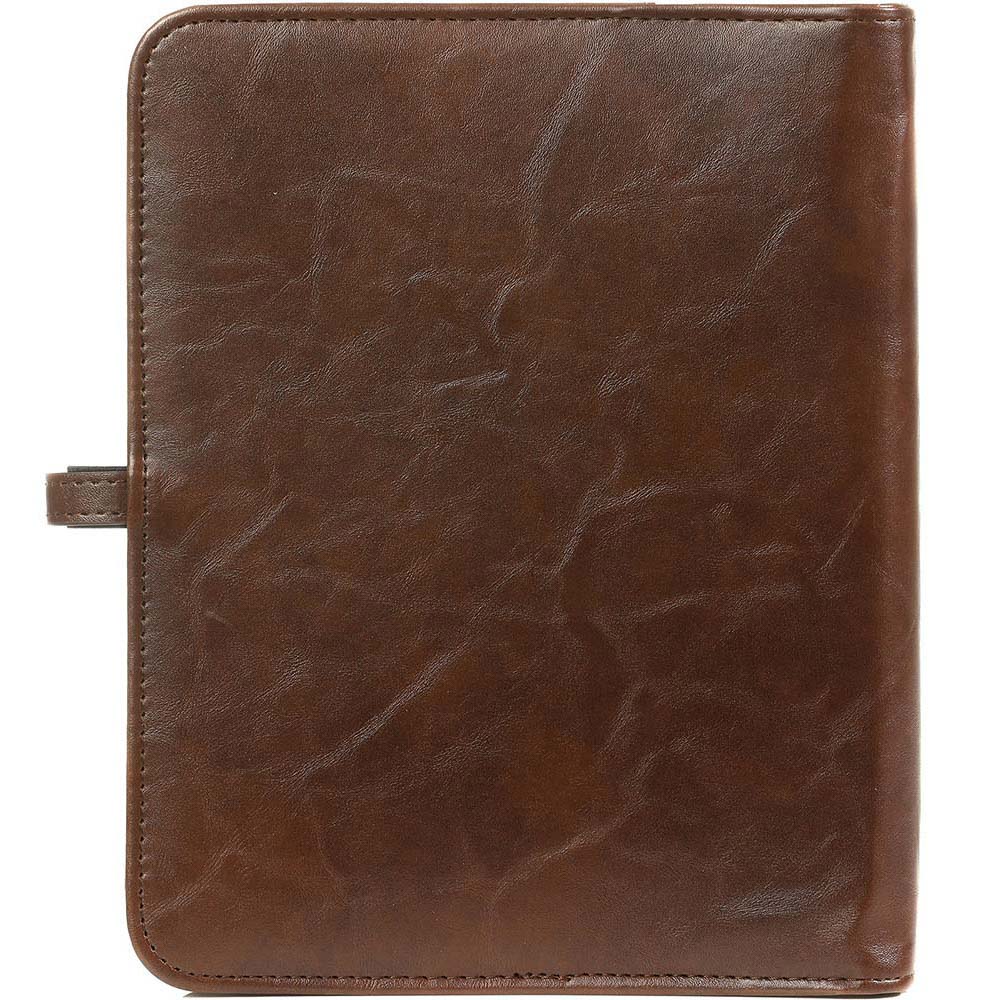 Top Notch Refillable A5 Agenda Ring Binder Omber brown