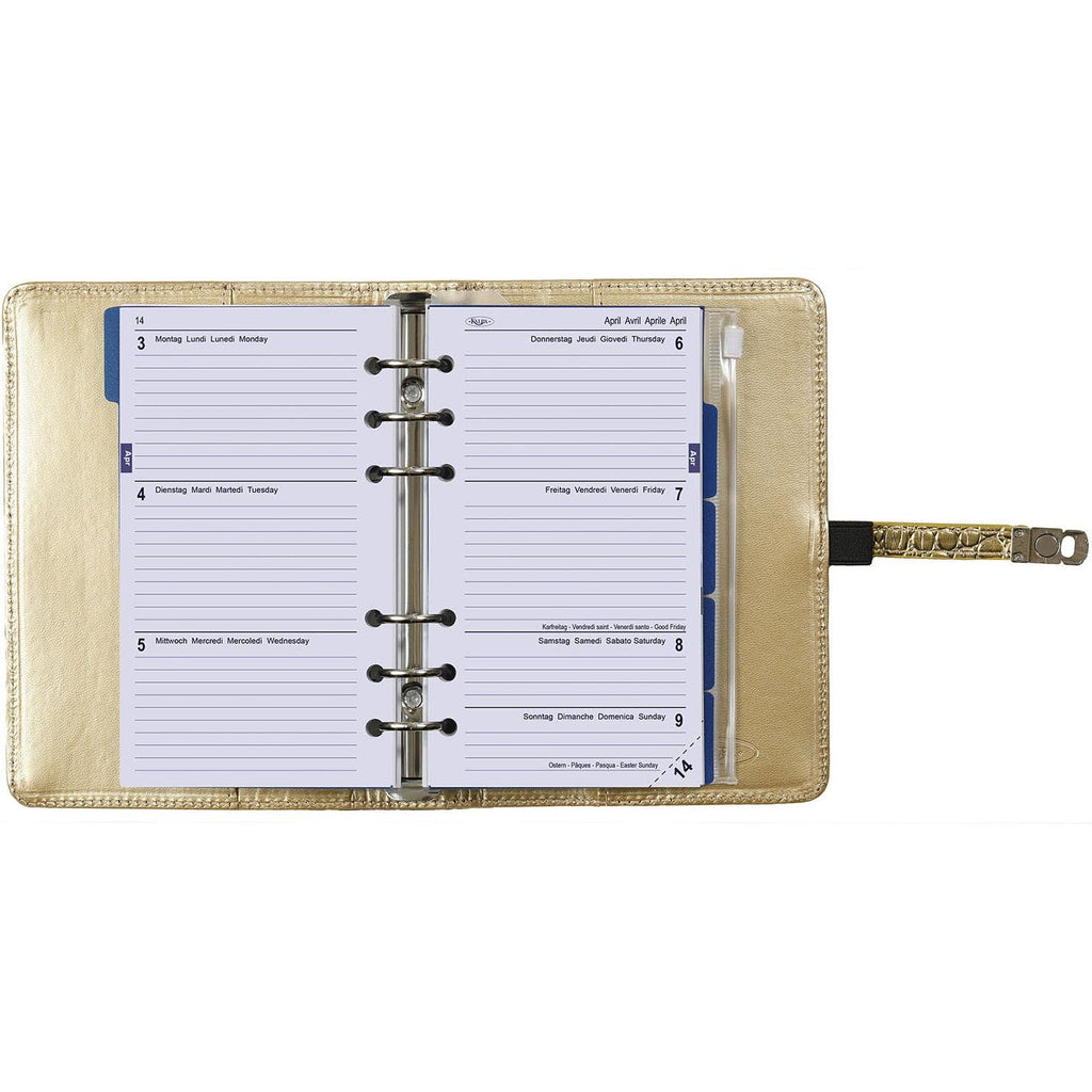 Kalpa Refillable Personal Ring Binder in English French German and Italian