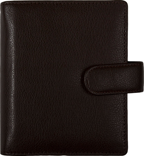 Modern Refillable Pocket Organizer Chennai Brown Leather
