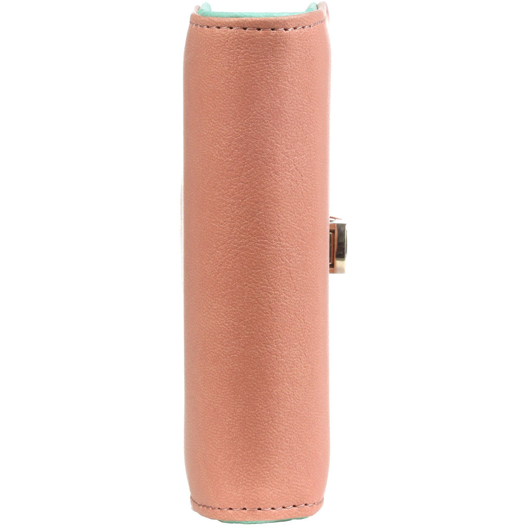Kalpa Refillable Pocket 6 Ring Binder Organizer Pastel Pink Green