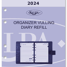 A5 Ringbuch Agenda Nachfüllung mit Aufbewahrungsmappe DE NL