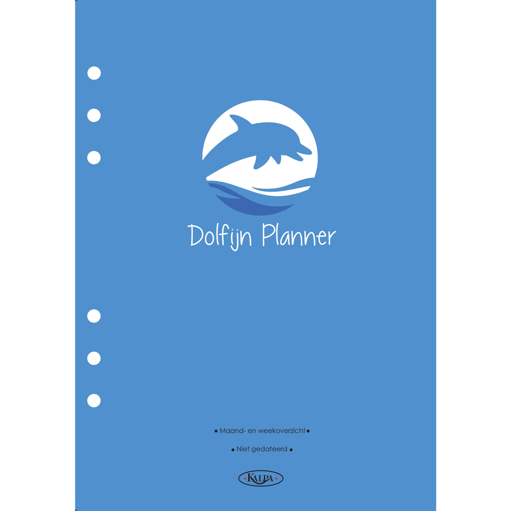 6607-00 Motivate Planner Dolfijn A5 losse blaadjes