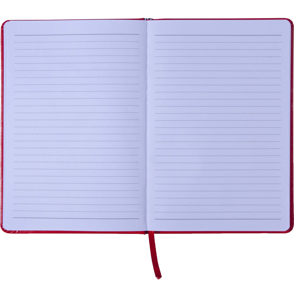 Hoogwaardige A5 gevoerd notitieboek Rood