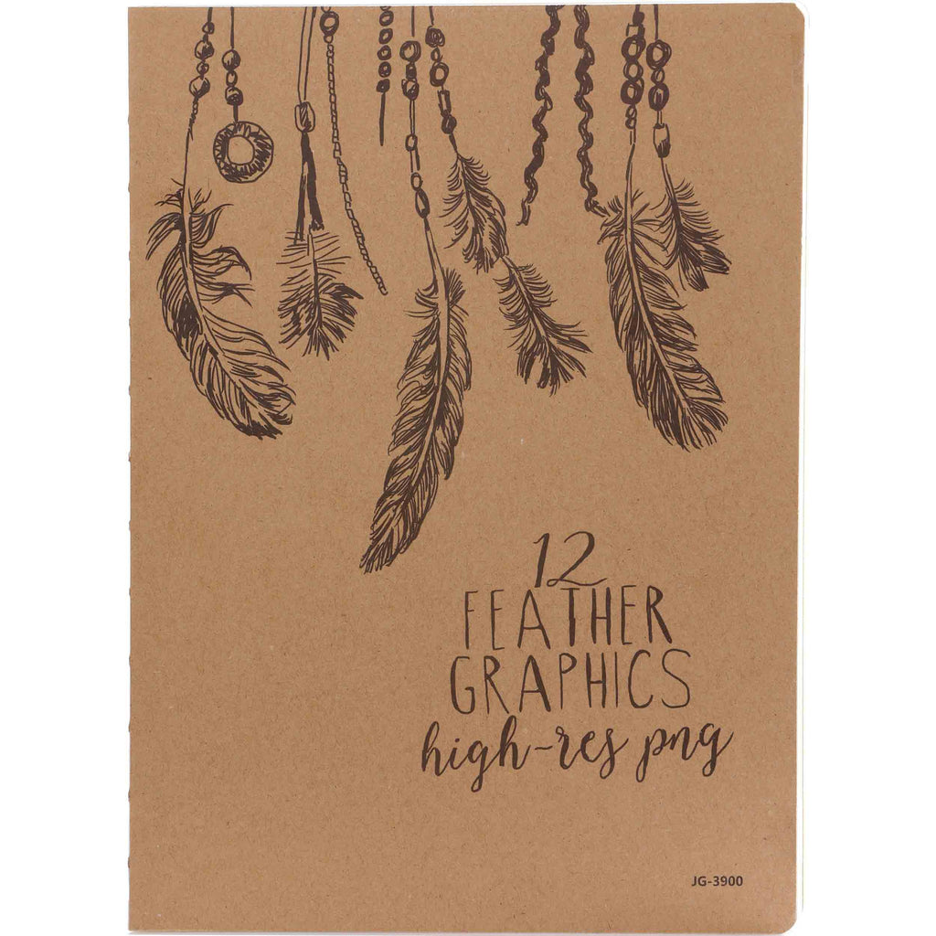 Stylish Sketchbook Feathers