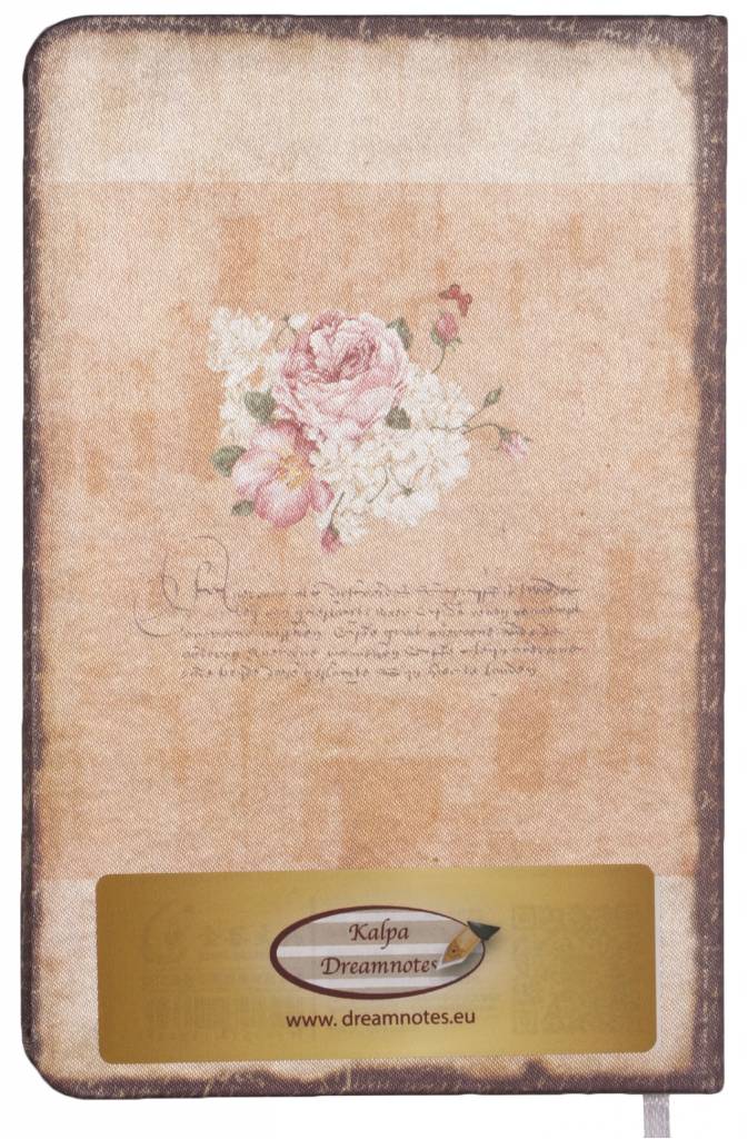 D8025-1 Dreamnotes notitieboek My Victoria: roze roos 9 x 14 cm