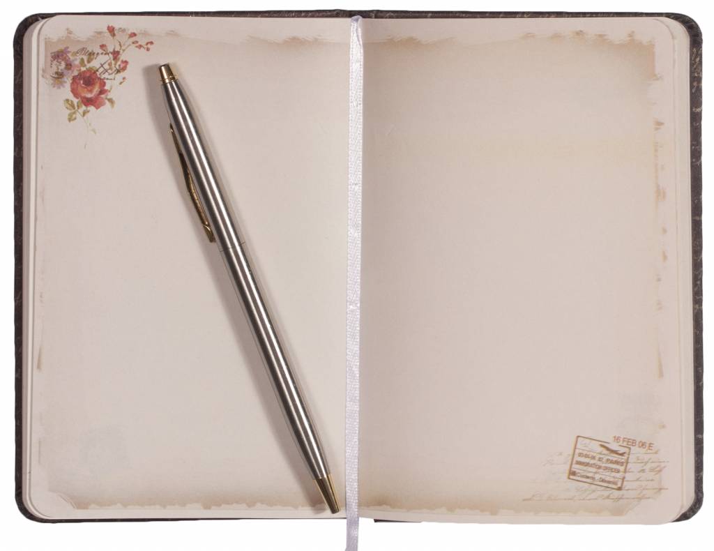 D8025-2 Dromen notitieboek My Victoria: Gele roos 9 x 14 cm
