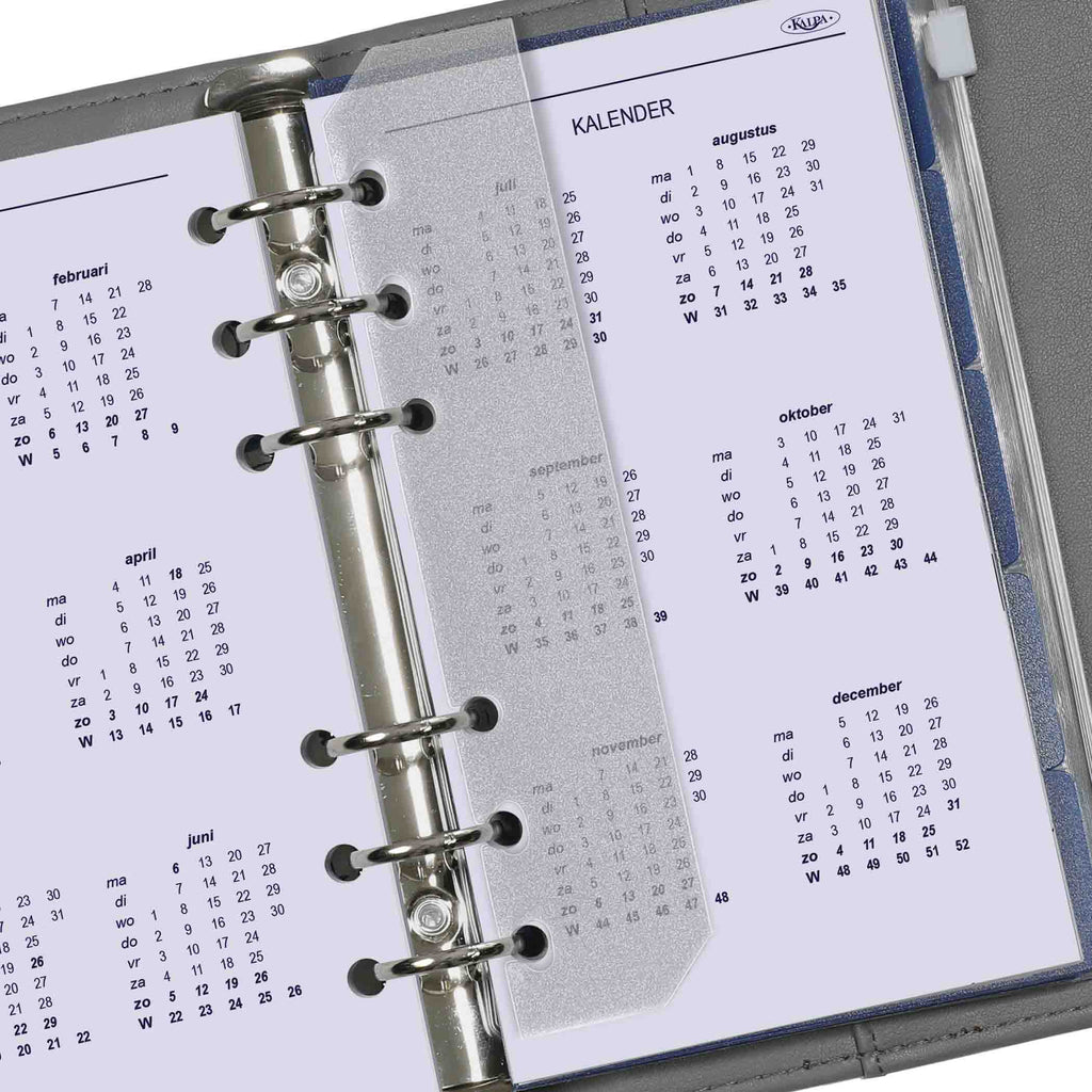 2024 Persönlich Kalender Ersatzeinlagen Tägliches Komplettset EN NL 