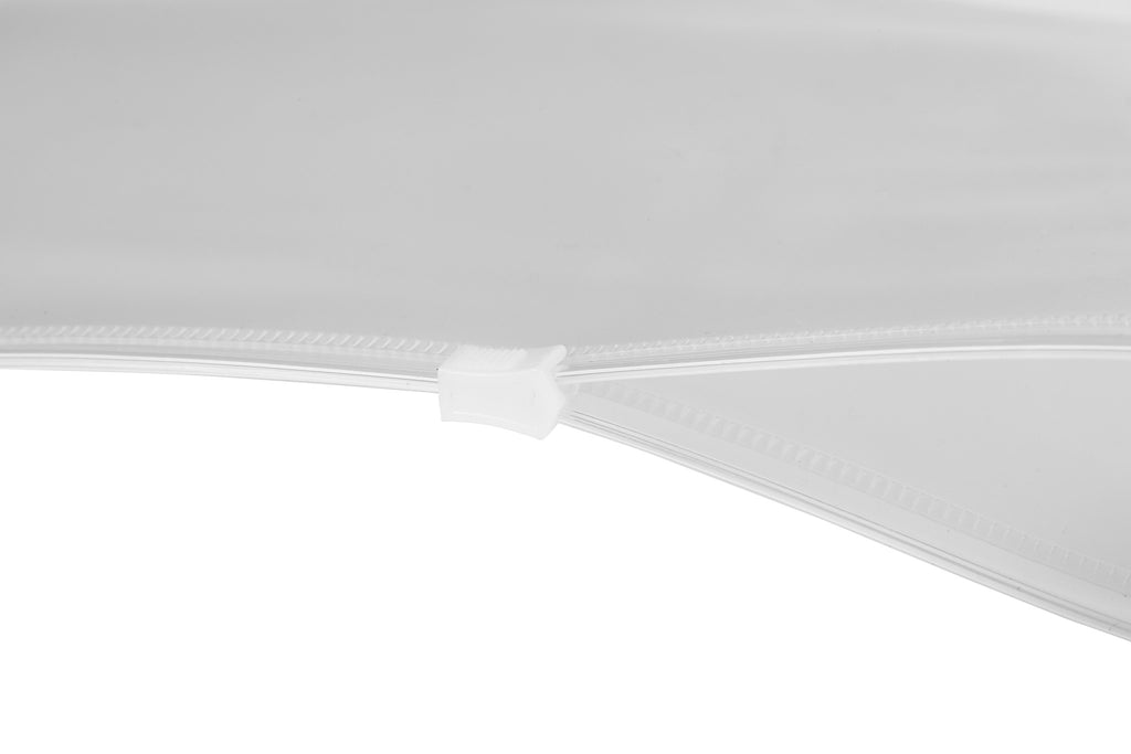 H6202-5 Transparente Reißverschlusstaschen für A5 6 Löcher Binder